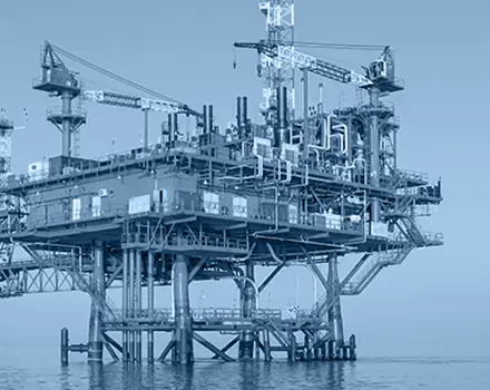 Plataforma de perforación costa afuera